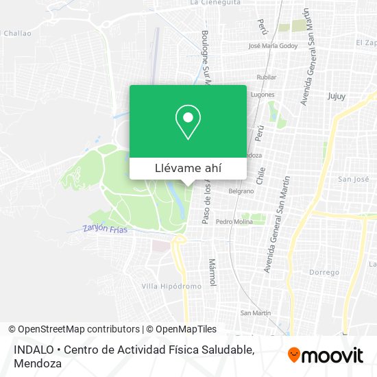 Mapa de INDALO • Centro de Actividad Física Saludable