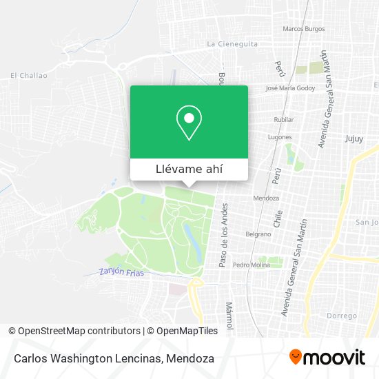 Mapa de Carlos Washington Lencinas
