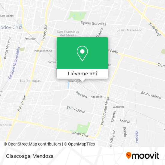 Mapa de Olascoaga