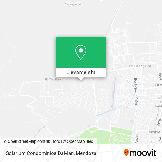 Mapa de Solarium Condominios Dalvian