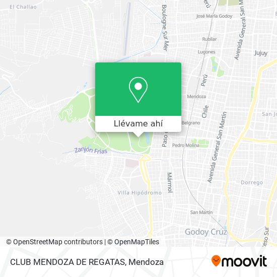Mapa de CLUB MENDOZA DE REGATAS