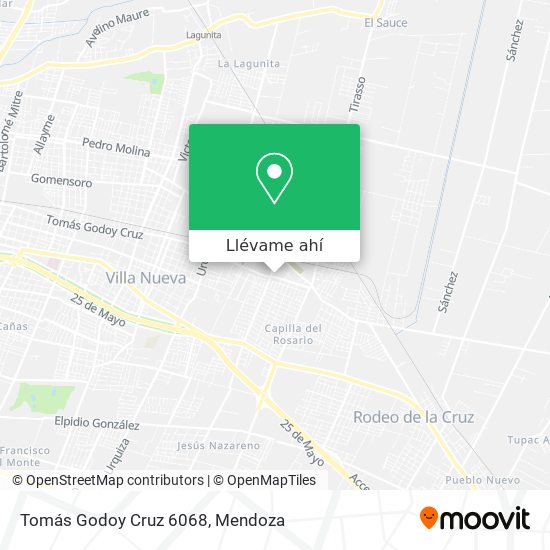 Mapa de Tomás Godoy Cruz 6068