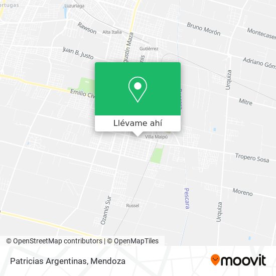 Mapa de Patricias Argentinas