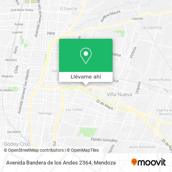 Mapa de Avenida Bandera de los Andes 2364
