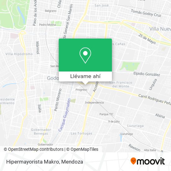 Mapa de Hipermayorista Makro