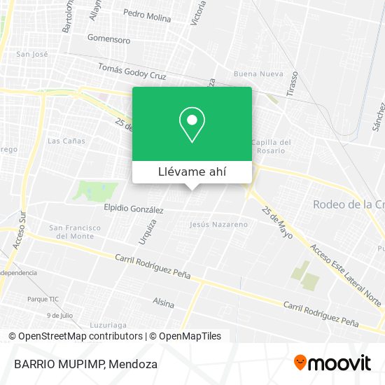 Mapa de BARRIO MUPIMP