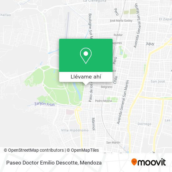 Mapa de Paseo Doctor Emilio Descotte