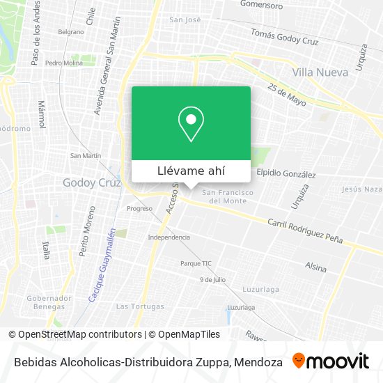 Mapa de Bebidas Alcoholicas-Distribuidora Zuppa