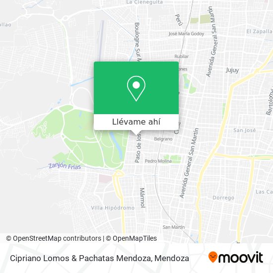 Mapa de Cipriano Lomos & Pachatas Mendoza