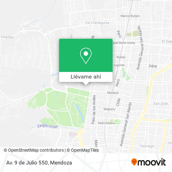 Mapa de Av. 9 de Julio 550