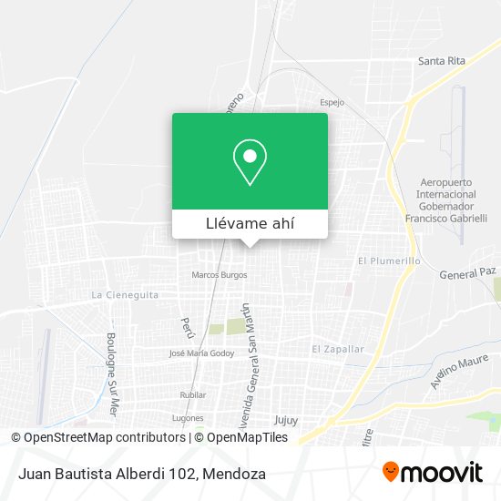 Mapa de Juan Bautista Alberdi 102