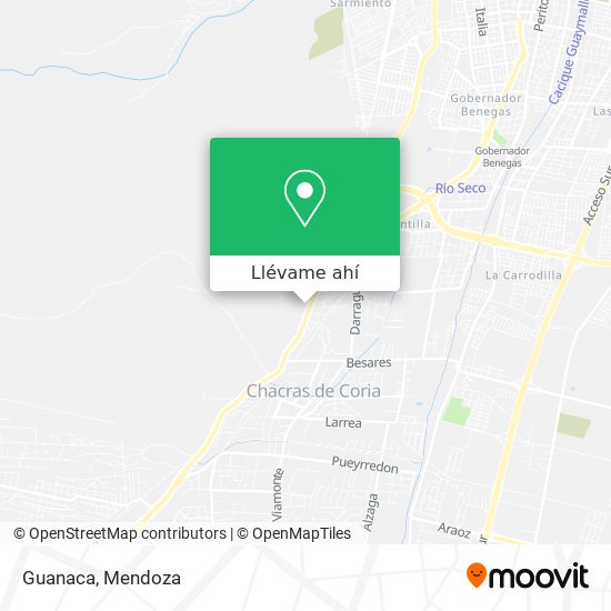 Mapa de Guanaca