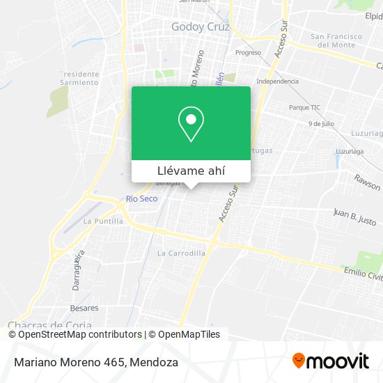 Mapa de Mariano Moreno 465