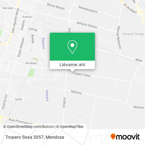 Mapa de Tropero Sosa 3057