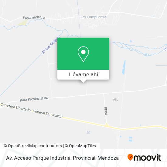 Mapa de Av. Acceso Parque Industrial Provincial