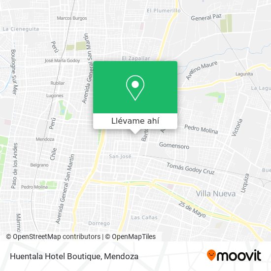 Mapa de Huentala Hotel Boutique