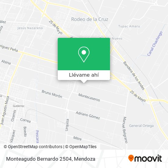 Mapa de Monteagudo Bernardo 2504