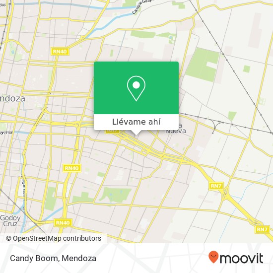 Mapa de Candy Boom, Rosario 5521 Villa Nueva