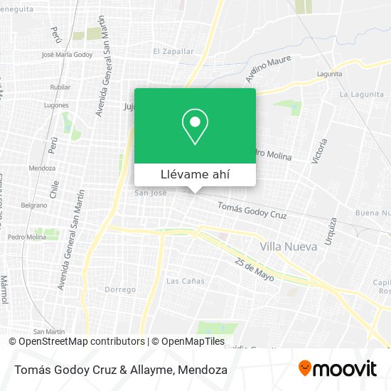 Mapa de Tomás Godoy Cruz & Allayme