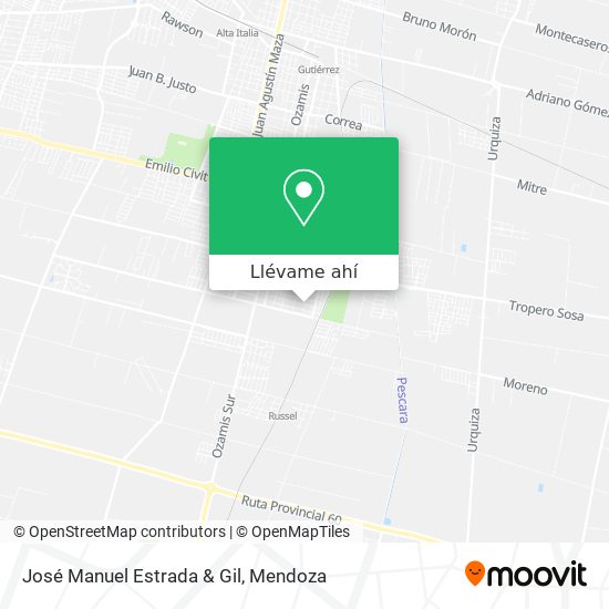 Mapa de José Manuel Estrada & Gil
