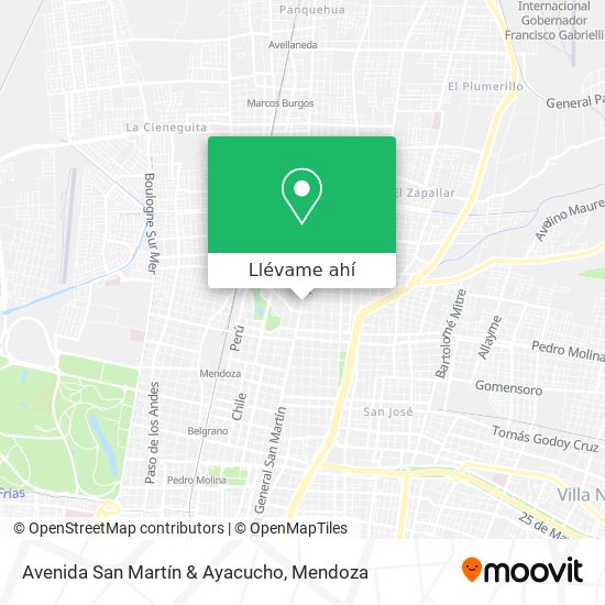 Mapa de Avenida San Martín & Ayacucho