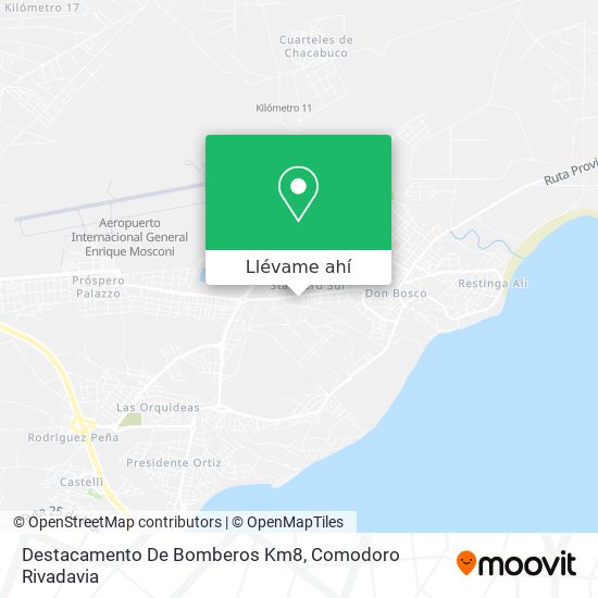 Mapa de Destacamento De Bomberos Km8