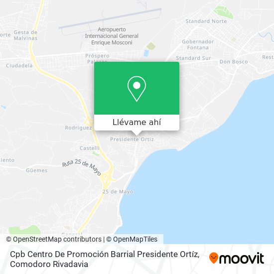 Mapa de Cpb Centro De Promoción Barrial Presidente Ortíz