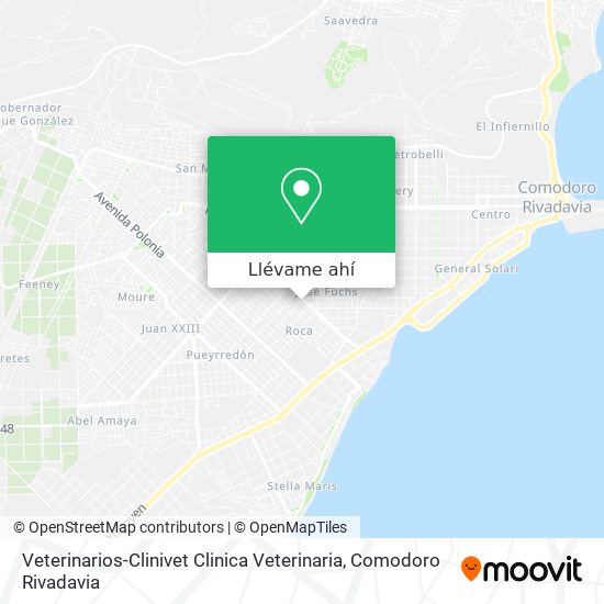 Mapa de Veterinarios-Clinivet Clinica Veterinaria