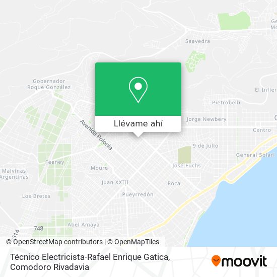 Mapa de Técnico Electricista-Rafael Enrique Gatica