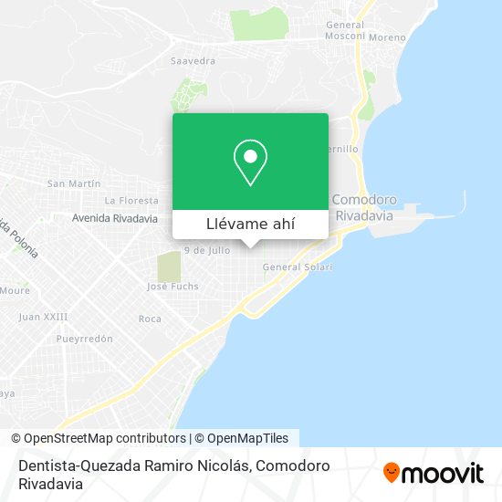 Mapa de Dentista-Quezada Ramiro Nicolás