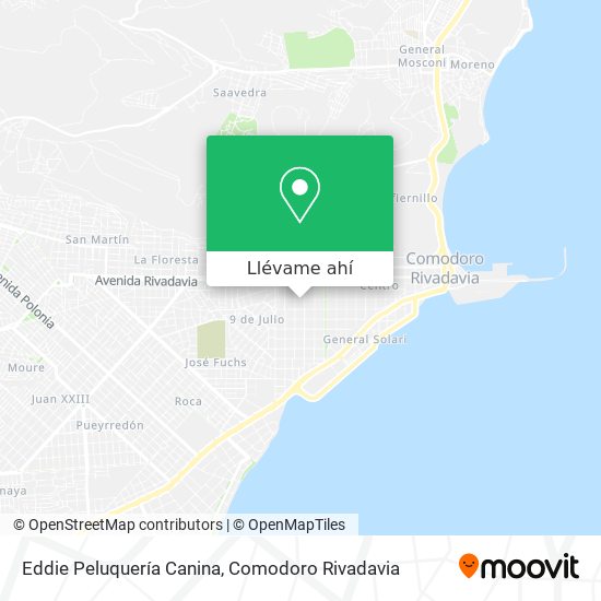 Mapa de Eddie Peluquería Canina