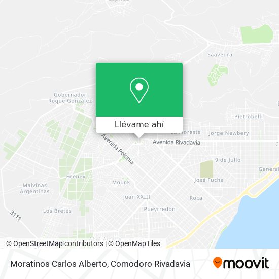 Mapa de Moratinos Carlos Alberto