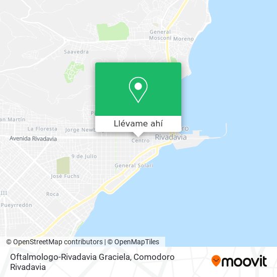 Mapa de Oftalmologo-Rivadavia Graciela