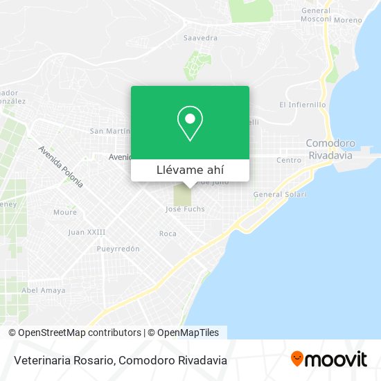 Mapa de Veterinaria Rosario