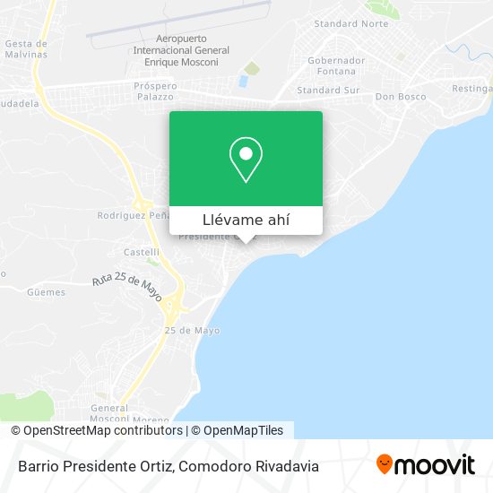 Mapa de Barrio Presidente Ortiz