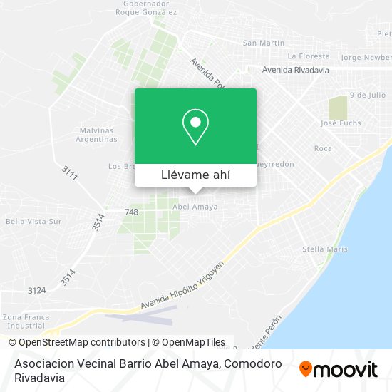 Mapa de Asociacion Vecinal Barrio Abel Amaya