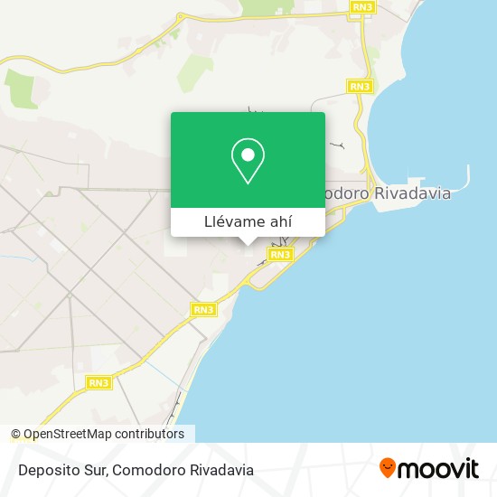 Mapa de Deposito Sur