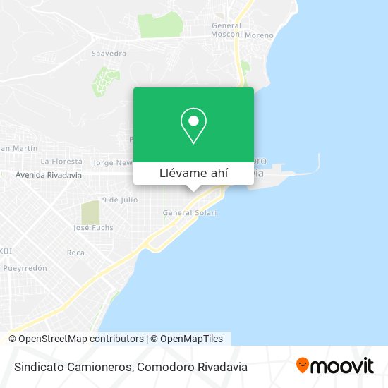 Mapa de Sindicato Camioneros