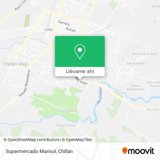 Mapa de Supermercado Marisol
