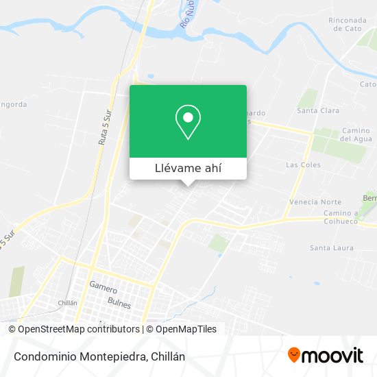 Mapa de Condominio Montepiedra