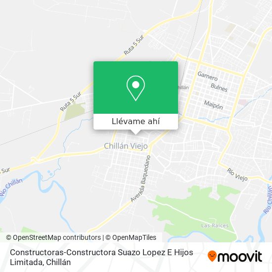 Mapa de Constructoras-Constructora Suazo Lopez E Hijos Limitada