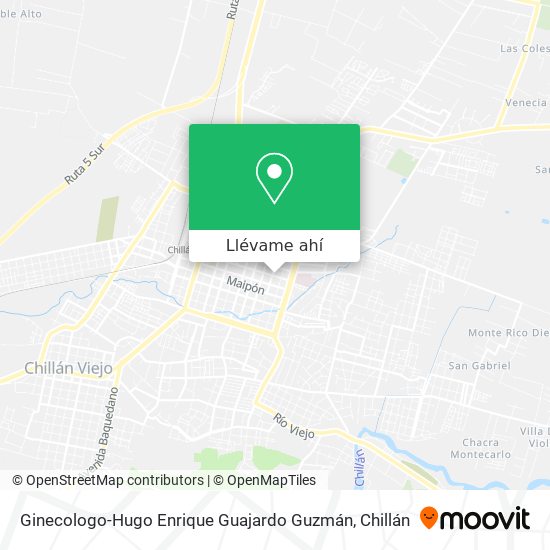 Mapa de Ginecologo-Hugo Enrique Guajardo Guzmán