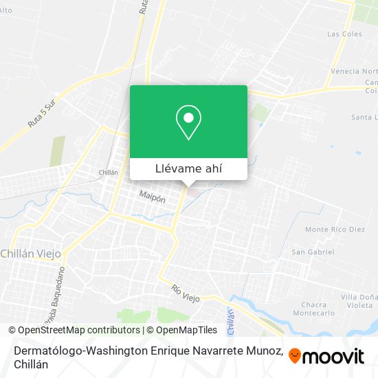 Mapa de Dermatólogo-Washington Enrique Navarrete Munoz