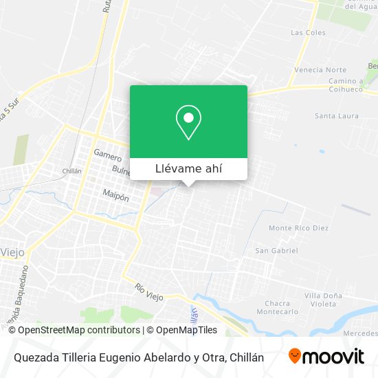 Mapa de Quezada Tilleria Eugenio Abelardo y Otra