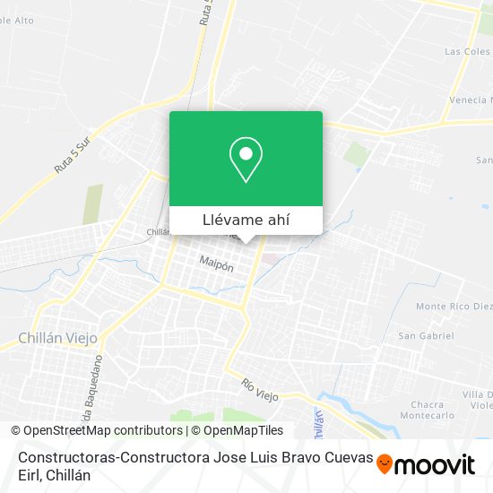 Mapa de Constructoras-Constructora Jose Luis Bravo Cuevas Eirl