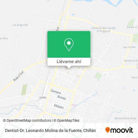 Mapa de Dentist-Dr. Leonardo Molina de la Fuente
