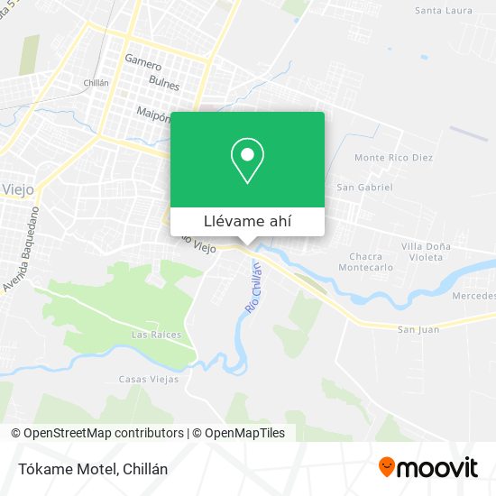 Mapa de Tókame Motel