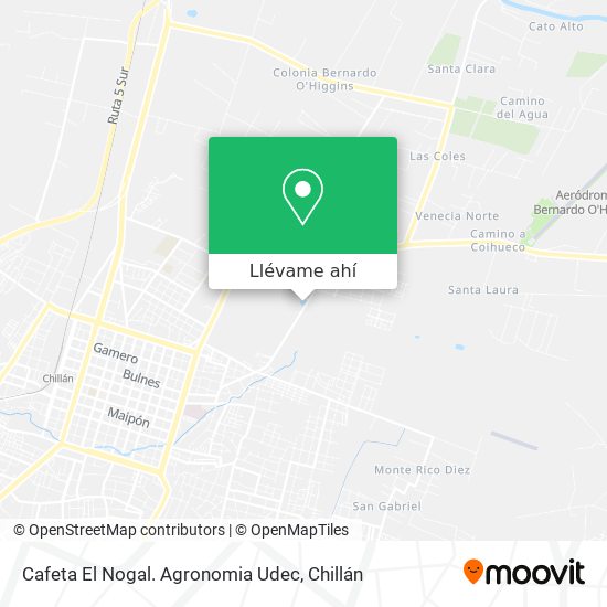 Mapa de Cafeta El Nogal. Agronomia Udec