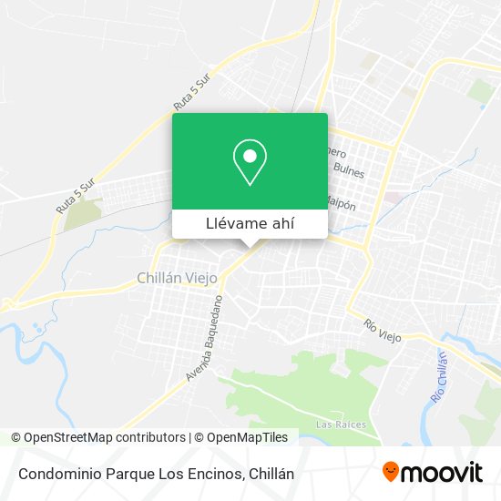 Mapa de Condominio Parque Los Encinos