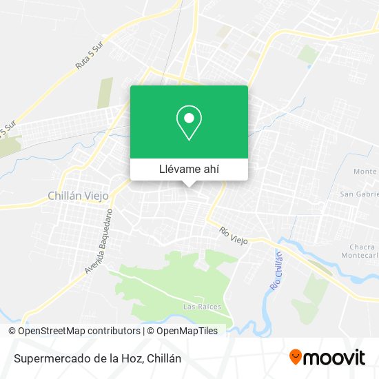 Mapa de Supermercado de la Hoz